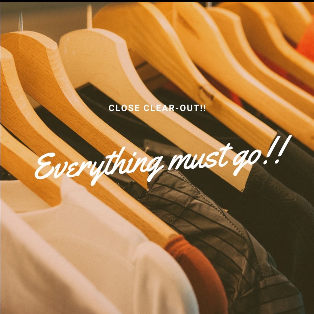 CLOTHES CLEAR OUT